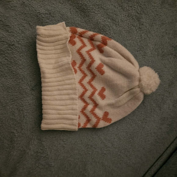 Kids Heart Pattern Sweater and Hat Set - Picture 6 of 8